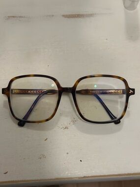 Tortoise Oversized Square Eyeglasses